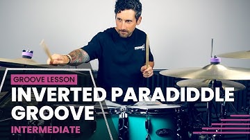 Inverted Paradiddle Groove Drum Lesson (Intermediate)