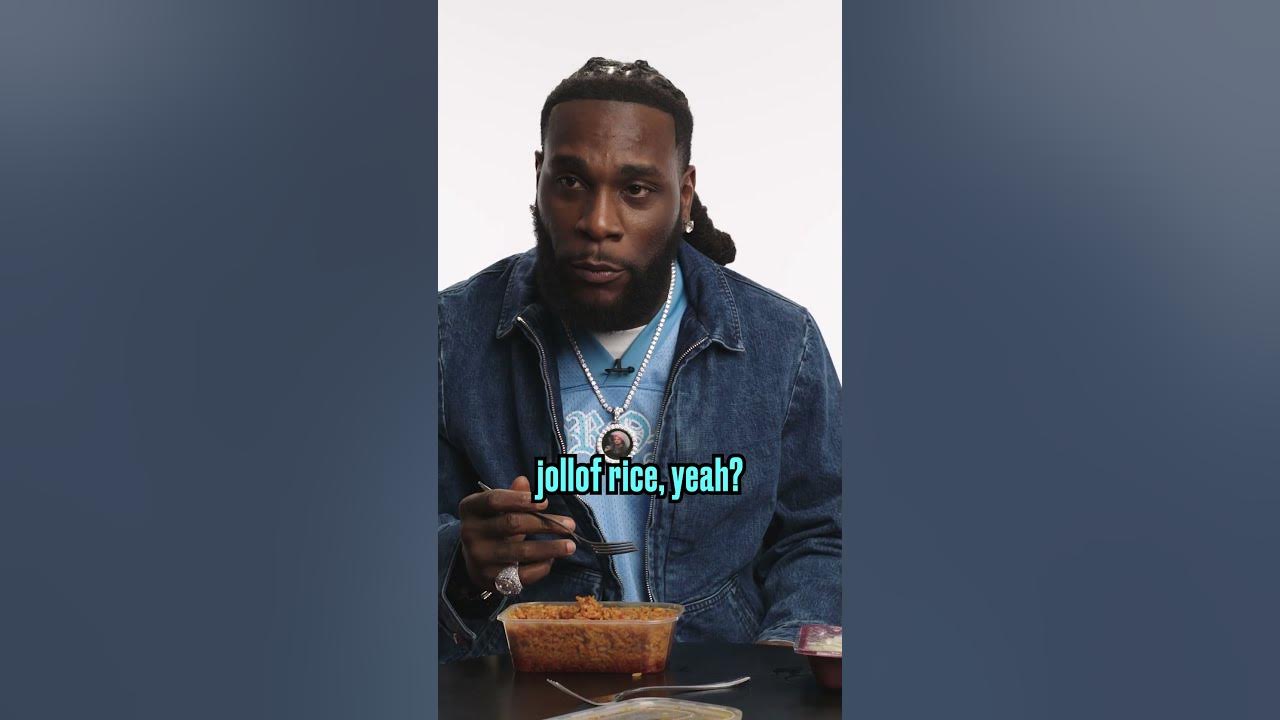 Burna boy NOT impressed by British food 😂