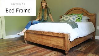 How to Build a Bed Frame with Arched Head Board