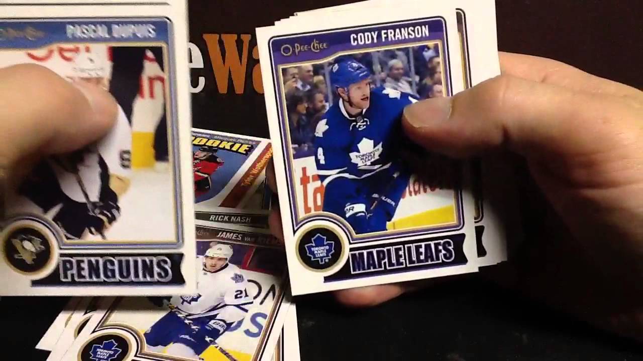 2014-15 O-Pee-Chee hockey cards (rack packs)
