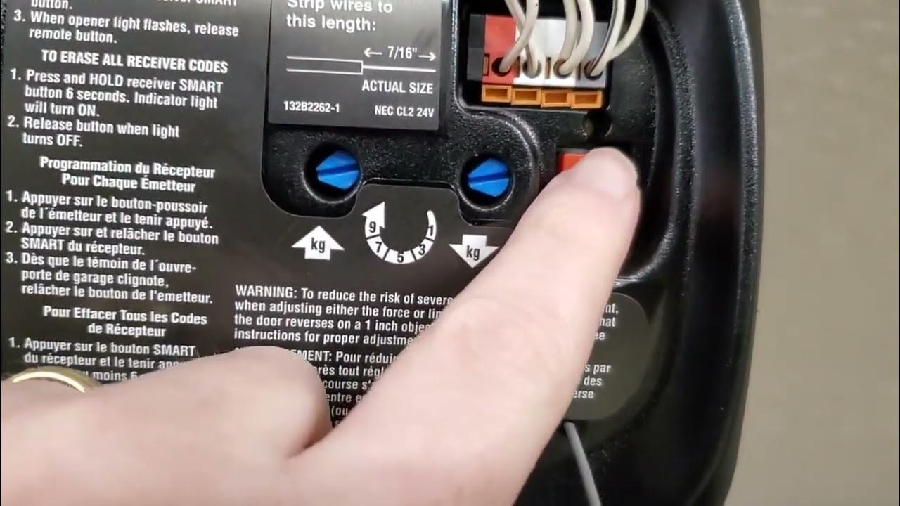 How to Reset Garage Door Opener Remotes YouTube