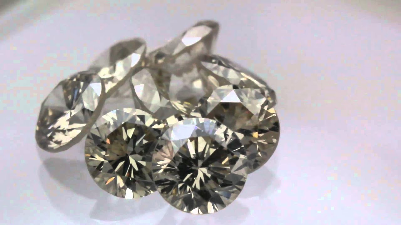 1.32 ctw Champagne Color, VS1 SI1 Clarity, Round Diamonds Lot-diamondzul.com
