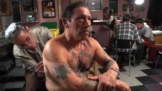 How Danny Trejo Got His Chest Tattoo Done in Prison 2014  YouTube