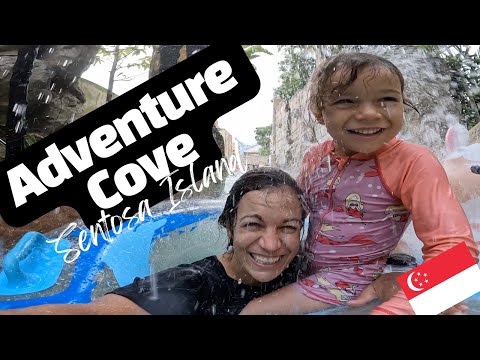 Adventure Cove Waterpark! Sentosa Island, Singapore!