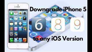 How to downgrade an iPhone 5 to any iOS version UNTETHERED!