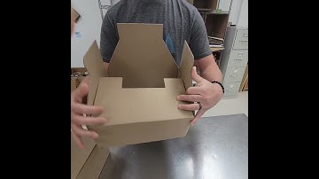 Snap Locking Shipping Box: How to Fold
