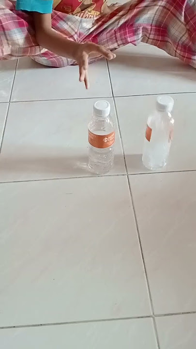 melempar botol satu kali langsung berdiri