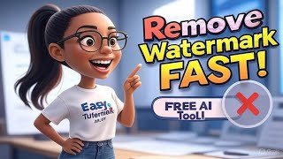 How to remove watermarks from images and videos in seconds using a  FREE AI watermark remover tool!