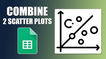How to combine two scatter plots in google sheets
