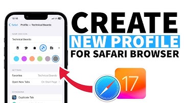 How to Create New Profile for Safari Browser in iOS 17 on iPhone | iOS 17 New Safari Browser Profile