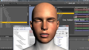 Bones added to DAZ allow edit to body parts