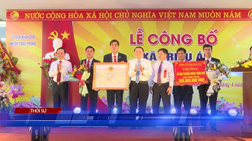 XÃ TRIỆU ÁI ĐÓN BẰNG CÔNG NHẬN ĐẠT CHUẨN NÔNG THÔN MỚI | Truyền Hình Quảng Trị