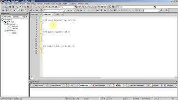 First C/C++ application in Code::Blocks