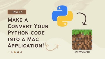How to convert you Python code Into a mac Application!