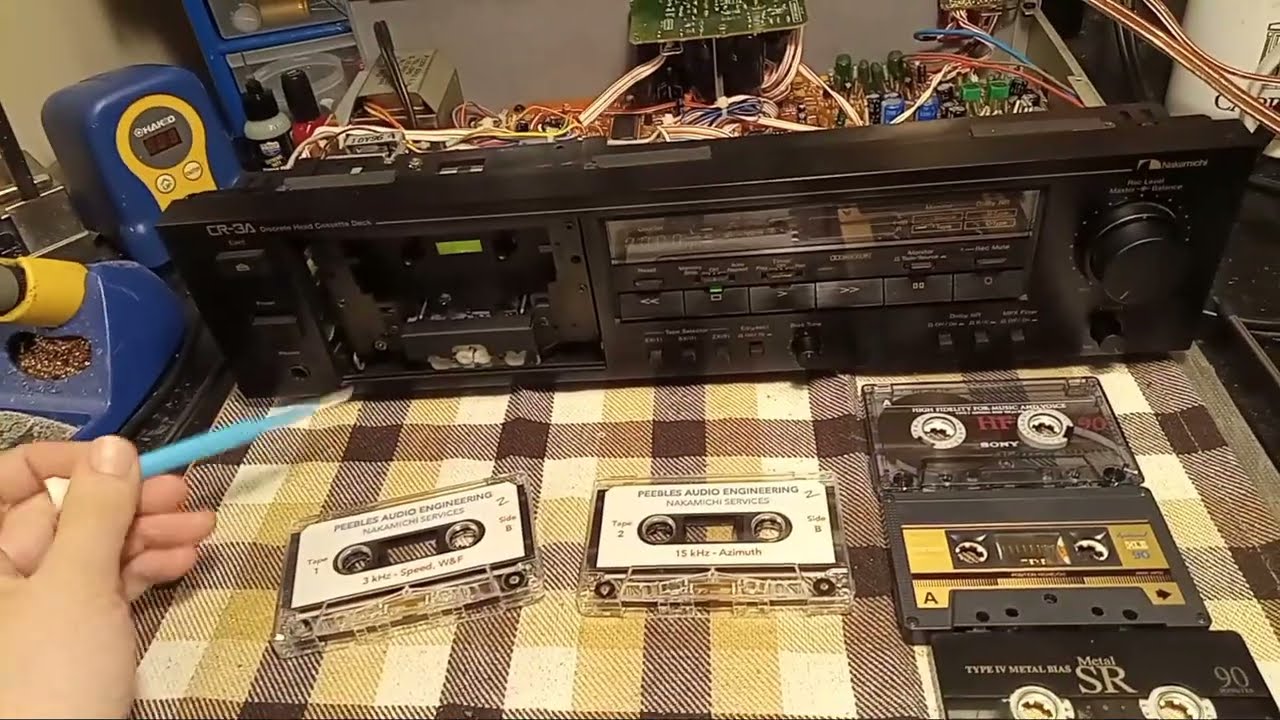Professional cassette deck calibration procedure, plus why Nakamichi decks are the best tape decks.