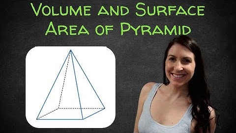 Surface Area and Volume of Square Pyramid