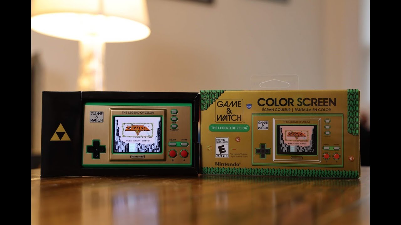The Legend of Zelda Game and Watch Unboxing + Review YouTube
