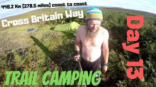 Day 13 The Macmillan Cross Britain Way Long Distance Trail Camping. Church Stretton via Wenlock Edge
