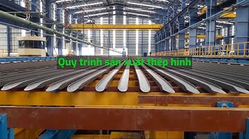 Quy trình sản xuất thép thép hình U, I, H, hình hộp