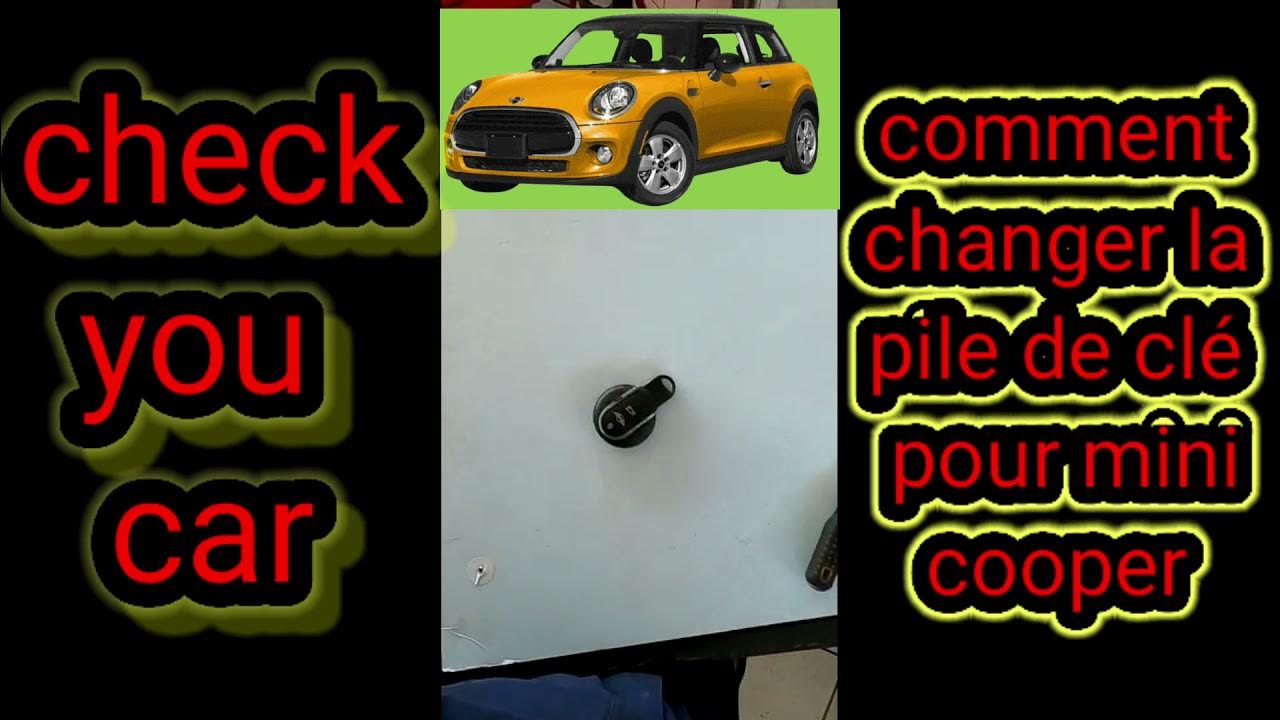 mini cooper comment changer la pile de la clé facilement / كيفية تغيير بطارية مفتاح سيارة ميني