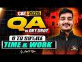 CAT 2026 One Shot 0 to 99%ile | QA~ Time & Work | MBA Pathshala