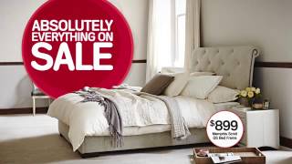 Absolutely Everything on Sale including up to 45% off Sealy, up to 30% off Bed Frames and much more!