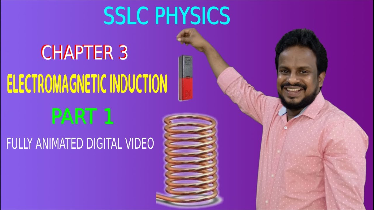 SSLC PHYSICS - CHAPTER 3 - ELECTROMAGNETIC INDUCTION - FARADAY'S LAW ...