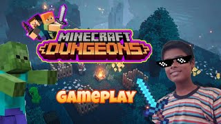 creepy woods minecraft dungeons gameplay || satnaam gaming || #minecraft #minecraftdungeons #techno