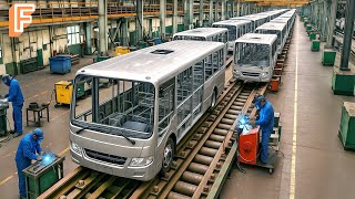How Millions Of Buses Are Made On Massive Assembly Lines