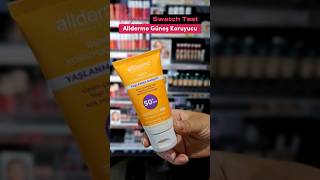 Alldermo 50 Faktör Yaşlanma Karşıtı Güneş Koruyucu Fiziksel Doku Testi