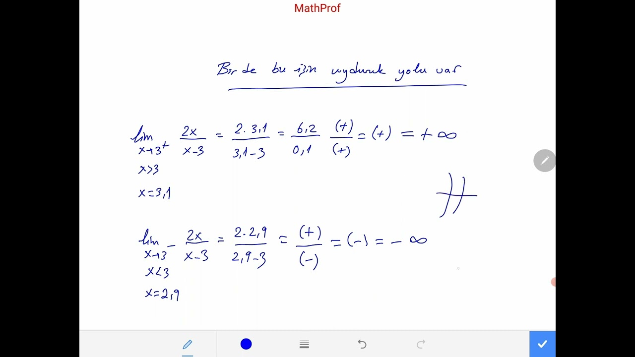 Kalkülüs, Sadece Paydası Sıfır Olan Limitler