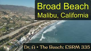Broad Beach Blues (Drone Aerial)
This aerial drone footage was shot in the early evening (6:24 pm) of Wednesday, June 10, 2026. At the time of filming we were at a +5.4 foot high tide (and still slightly rising).
This footage begins roughly at the midpoint of Broad Beach. We then fly just past the mouth of Trancas Creek to Zuma Beach, and then return.
If you want to learn more about sand on our beaches at Broad Beach and beyond, check out our class lecture here: https://youtu.be/1xNcZJ9xXrM?si=UP2MvdF5aYeYnk4V Broad Beach Blues (Drone Aerial)