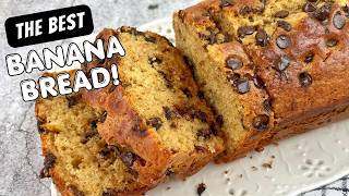 The BEST Moist Banana Bread Recipe - Easy Homemade Banana Bread