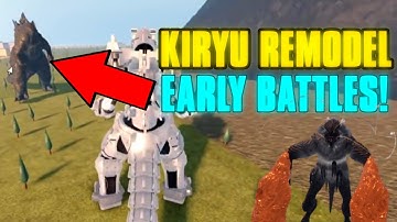 NEW KIRYU REMODEL EARLY BATTLES (vs G19, MUTO Prime, and MORE) | Kaiju Universe