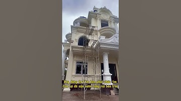 Tiến độ thi công biệt thự tân cổ điển hai mặt tiền Đc : Di An , Binh Duong #thicongbietthu