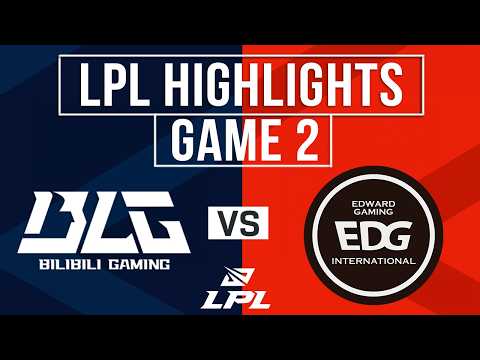 BLG vs EDG Highlights Game 2 | LPL 2026 Split 3 | Bilibili Gaming vs EDward Gaming