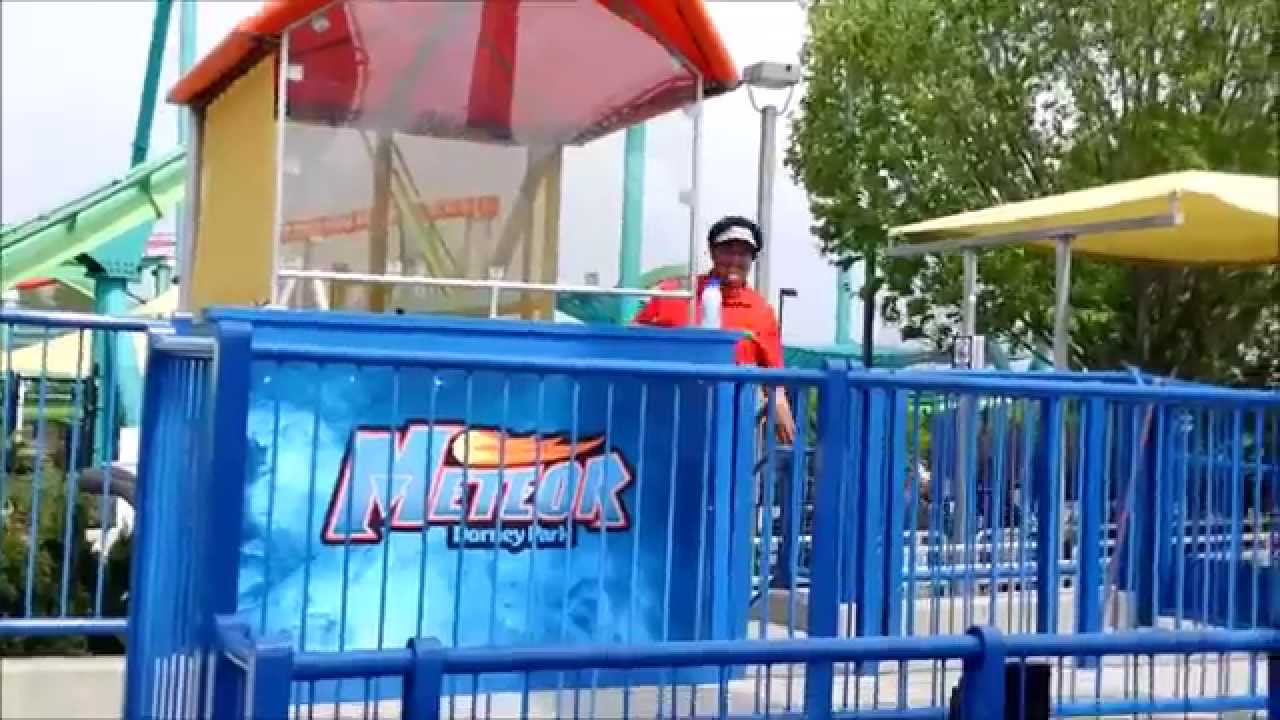 Dorney Park: Meteor on Ride POV / May 10, 2014 / 1080p - YouTube
