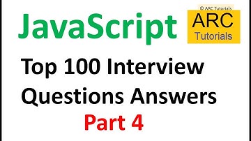 Javascript Interview Questions and Answers - Part 4 | javascript interview questions freshers