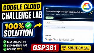 Create and Manage Cloud Spanner Instances: Challenge Lab | 100% Score Guaranteed 🚀