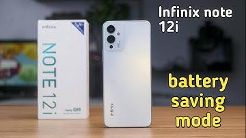 How To Enable Battery Saving Mode In Infinix Note 12i, Power Saving Mode Enable Kaise Karen,