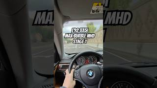BMW Max Burbles MHD Tune stage 1 #bmw #stage1 #mhd #tuning #n54 #n54gang #b58 #burble #poptune
