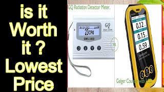 Review- GQ Radiation Detector Meter. vs Geiger Counter with LCD.