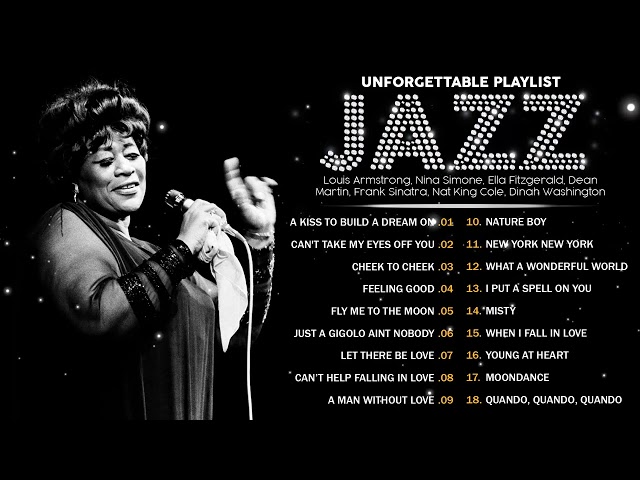 Jazz Songs 50's 60's 70's 🎷Frank Sinatra, Ella Fitzgerald, Louis Armstrong, Dinah Washington class=