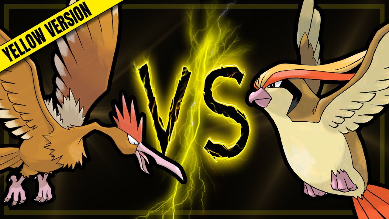 Fearow vs Pidgeot - Which early bird gets the worm? - Pokemon Yellow
