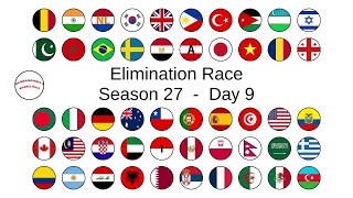 ELIMINATION LEAGUE COUNTRIES season 27 day 9
