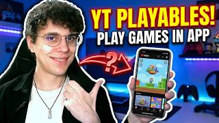 How To Play Games On Youtube Mobile App | YT Playables
