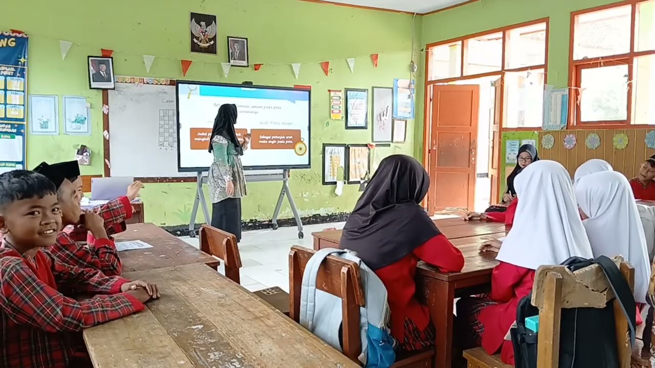 Praktik mengajar Yani Mulyani,S.Pd