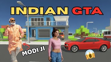 I Made An Open World Game Inspired By GTA 6 And Added Modi Ji | | Game Development in Hindi #gta