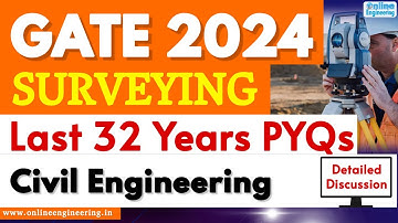 GATE 2024 | Surveying 01 | GATE Previous Year Questions| Civil Engineering