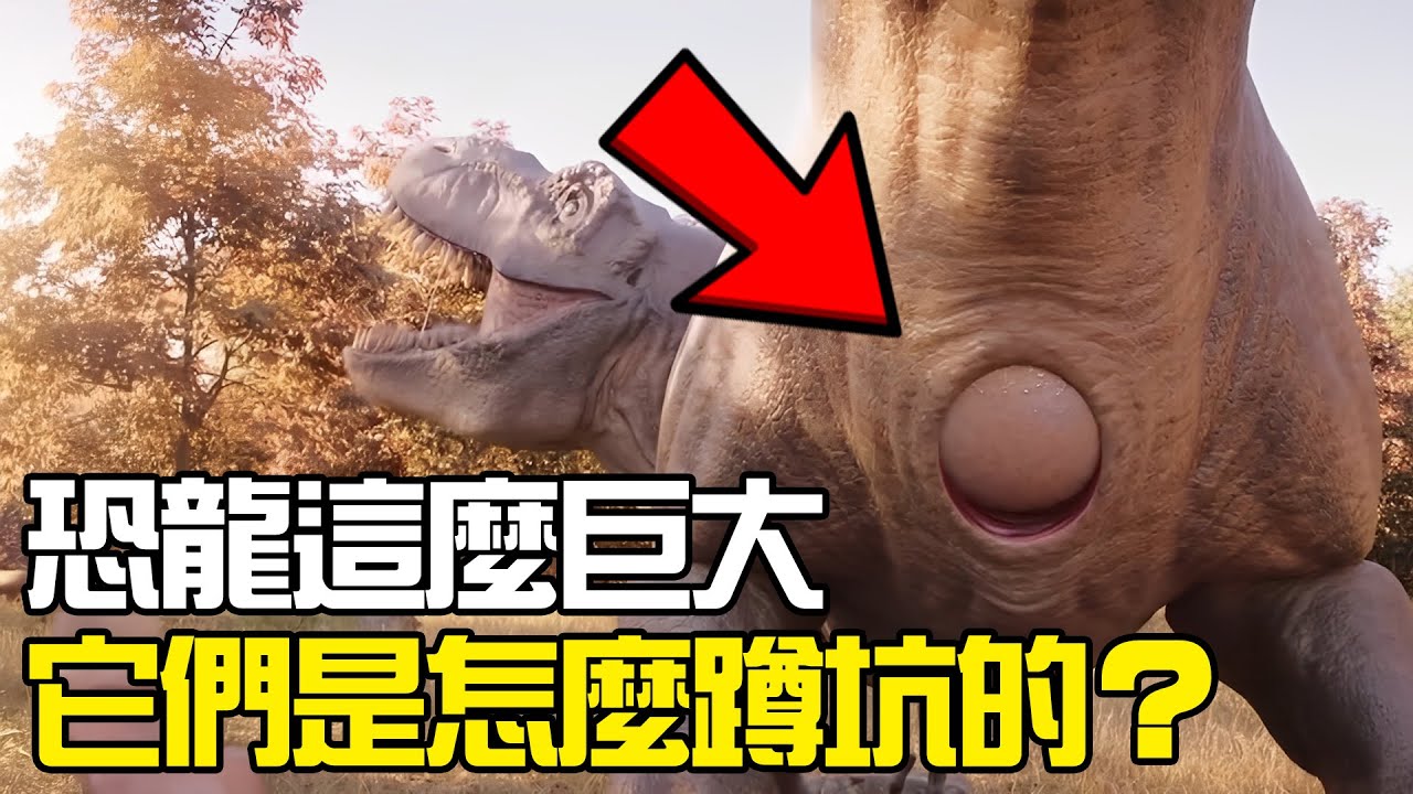 恐龍那麼巨大，他們蹲坑不累嗎？這些BUG級別的生物黑科技人類要是能應用豈不是無敵了丨黑毛羊駝